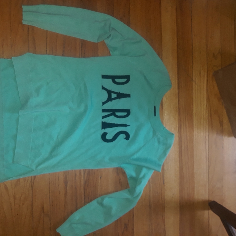 Aqua Medium Size Rue 21 Paris Sweater